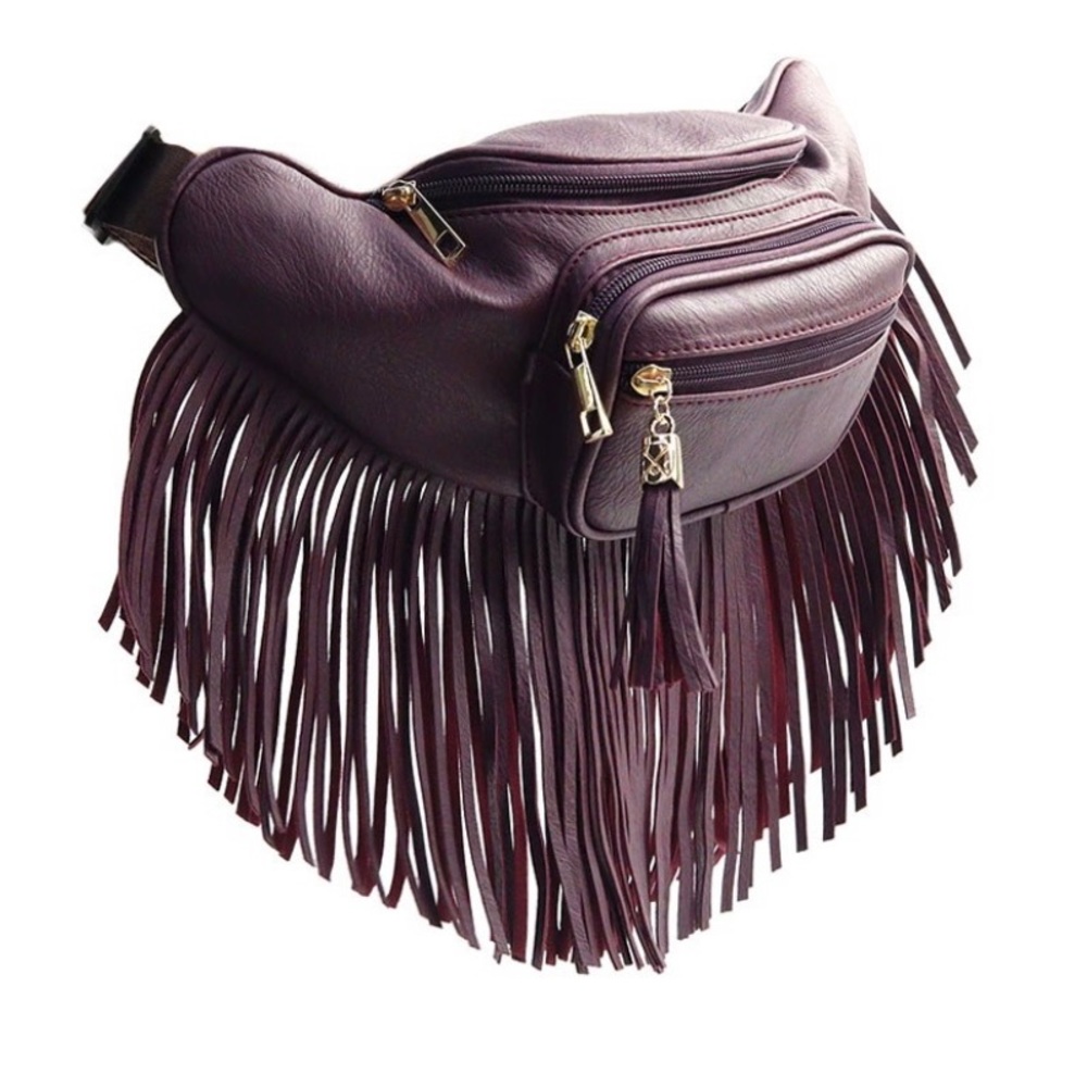 High fashion Fringed Fanny Pack